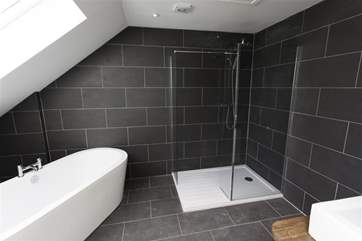 Bathroom next to the family room on the top floor