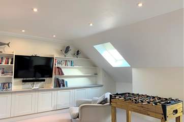 Games in the family-room.