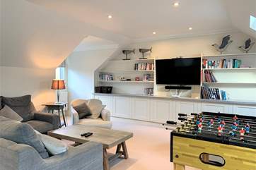 Time to escape and enjoy some time in the top floor family-room.