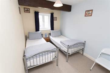 Twin bedroom on first floor