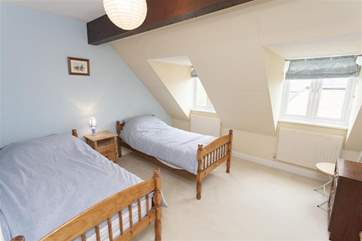 Twin bedroom on second floor