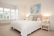 The master bedroom is spacious and light.