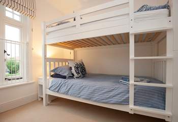 The traditional bunk-room is ideal for children.
