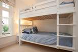 The traditional bunk-room is ideal for children.