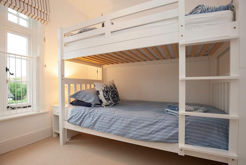 The traditional bunk-room is ideal for children.
