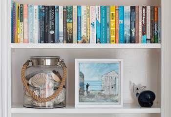 The decor is tasteful and inspiring.