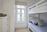 The traditional bunk-room is ideal for children.