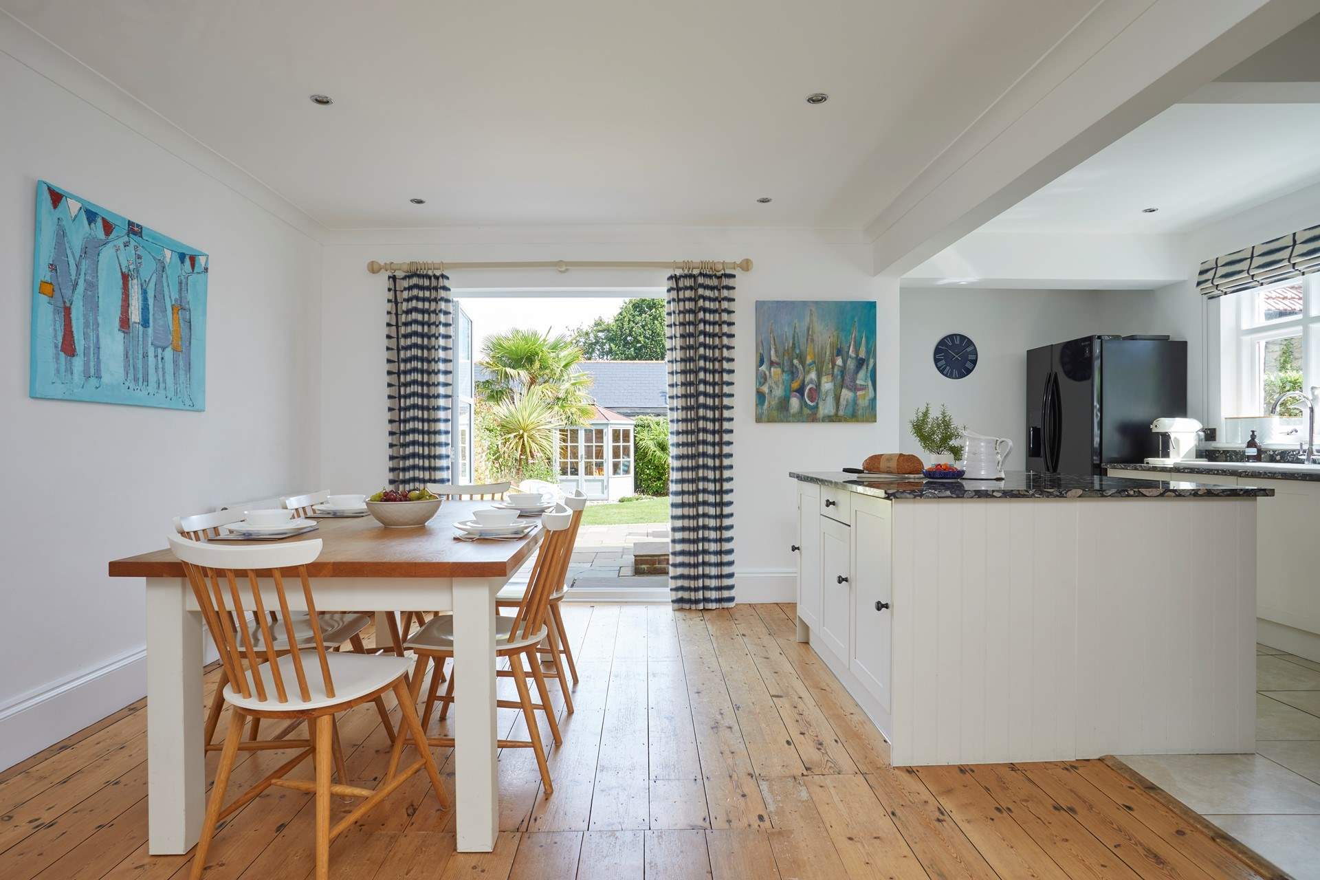 The open plan design is perfect for a seaside holiday.