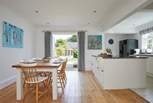 The open plan design is perfect for a seaside holiday.