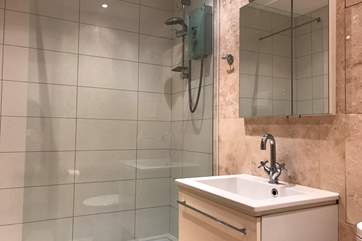 Surprisingly spacious shower.