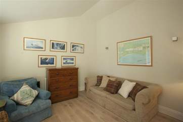 The annexe sitting-room.