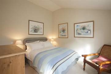 The double bedroom in the annexe.