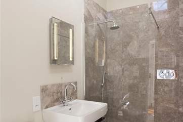 The shower-room in the annexe.