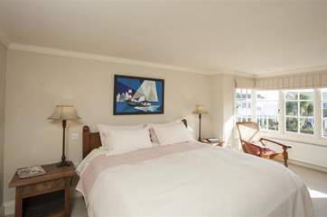 The second super king-size bedroom also has an en suite bathroom.