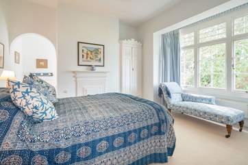 The double bedroom at the front of West Ingle with en suite shower-room. Please note there is no door between the two.