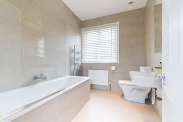 One of the family bathrooms on the first floor.