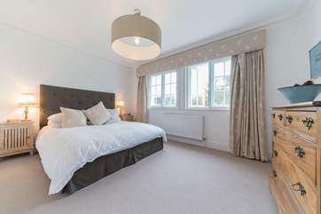 Super king double bedroom on the first floor.