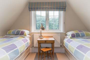 The second twin room on the second floor.