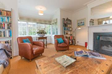 Relax in one of the two sitting-rooms.