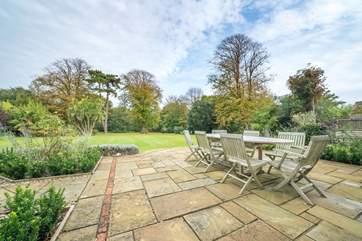 Plenty of outdoor seating to enjoy dining outside.