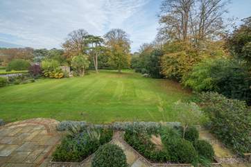 Wonderful views over looking the garden.