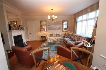 The more formal sitting-room to relax with a good book.