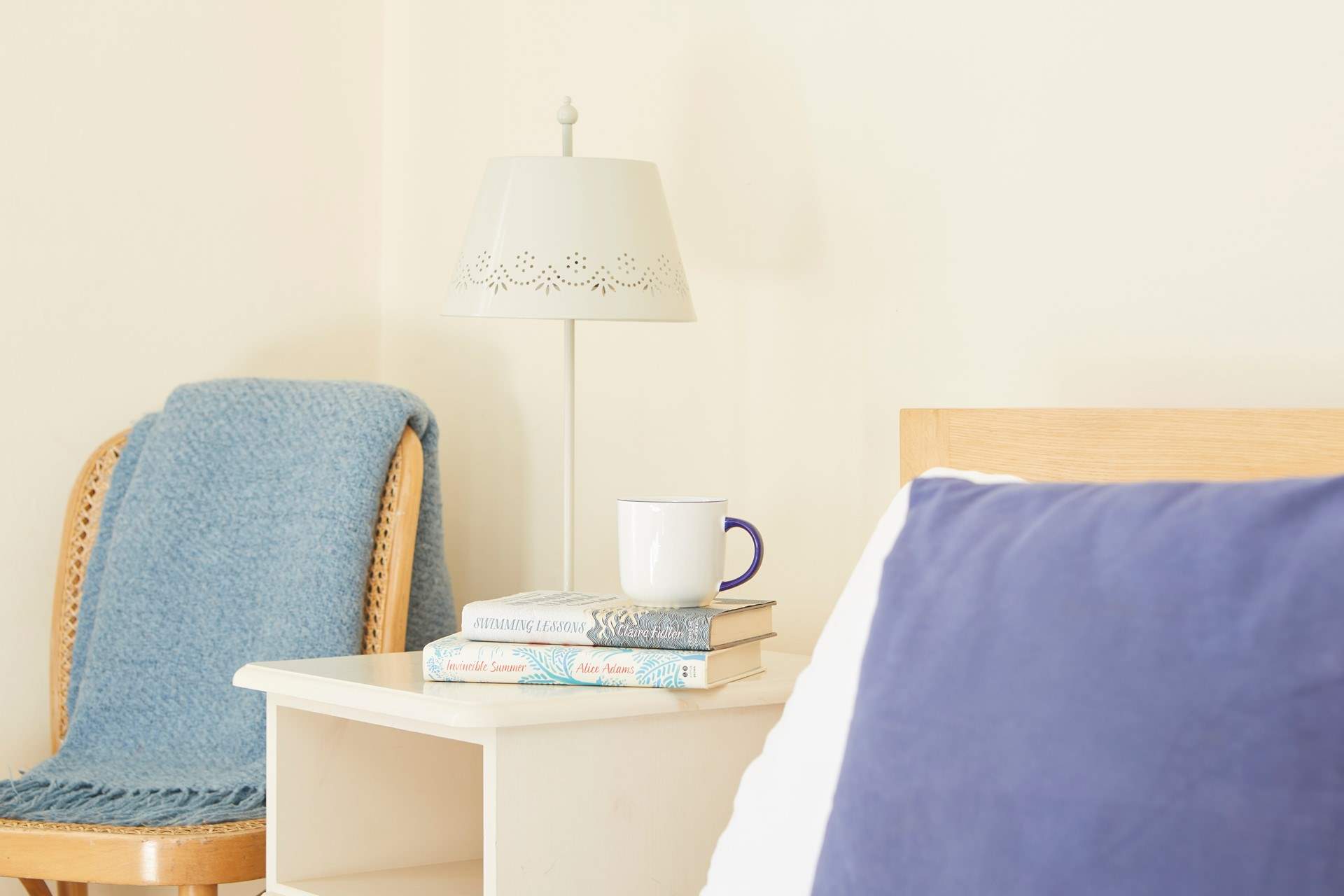 Detail in main bedroom.