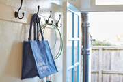 The small rear courtyard also has an outdoor shower to wash off those sandy toes.