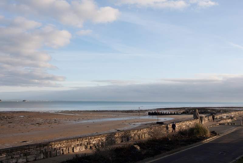 It's just a short walk along the seafront into Seaview village.