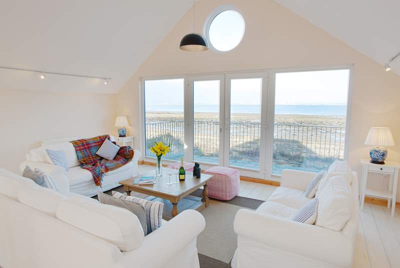A wonderful place to relax and look over the Solent, with double opening doors onto the balcony.