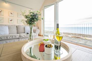 Good food, good company and sea views!
