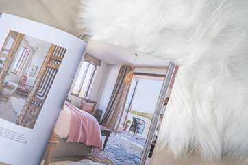 Grab a magazine or a good book and relax.