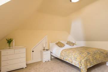 The first floor double bedroom (Bedroom 4) has a built-in wardrobe.