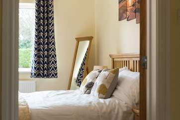 The ground floor double bedroom (Bedroom 2).