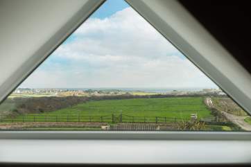 The view from the games-room.