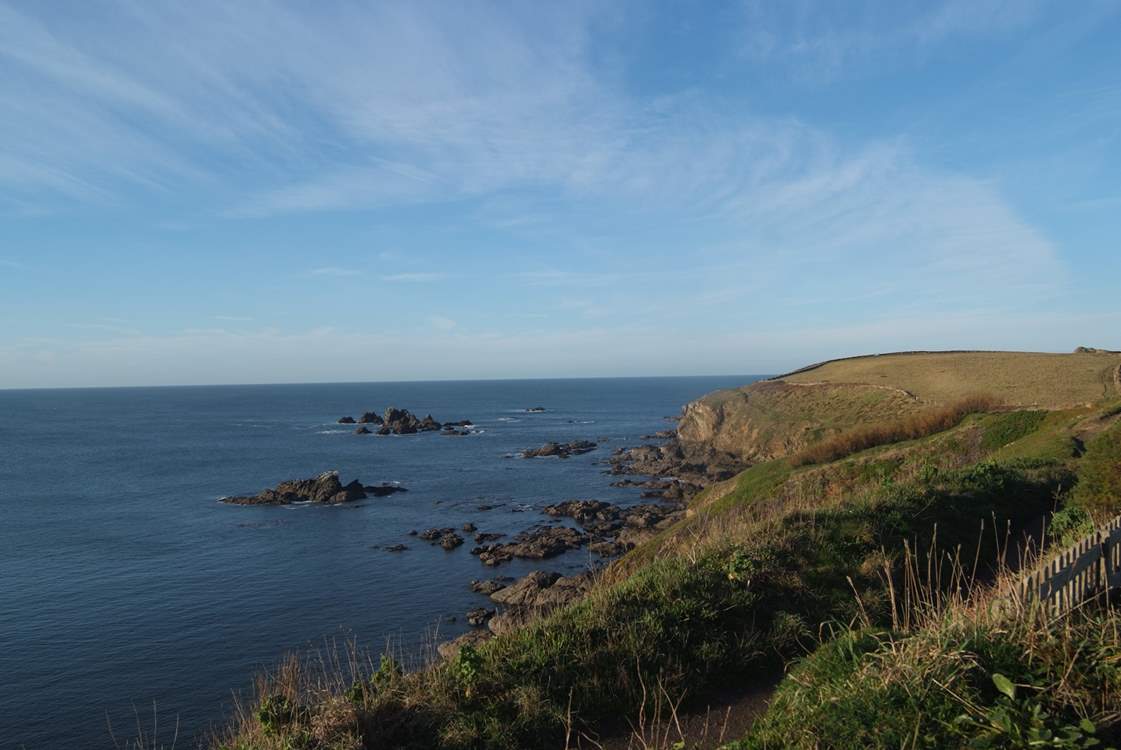 Walk the coast path or just sit and enjoy a cream tea, all with that view!