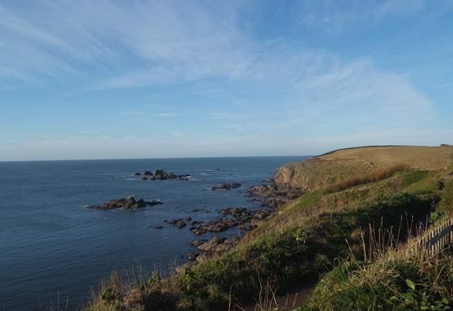 Walk the coast path or just sit and enjoy a cream tea, all with that view!