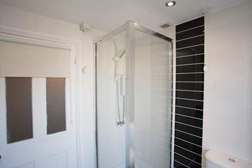 Shower cubicle in shower room