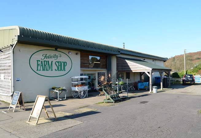 Felicity's award-winning farm shop is just over the border into Dorset and sells great local and organic produce.