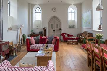 This amazing renovation and design project has transformed the chapel into a contemporary family home.