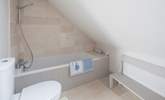 Th en suite bathroom for bedroom 3, great for soaking sandy children. - Thumbnail Image