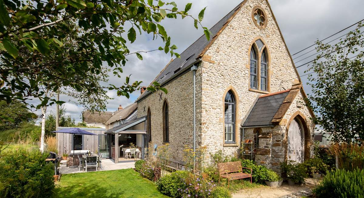 Musbury Chapel has been beautifully restored to create a fabulous home, just three miles inland from the Jurassic Coast.