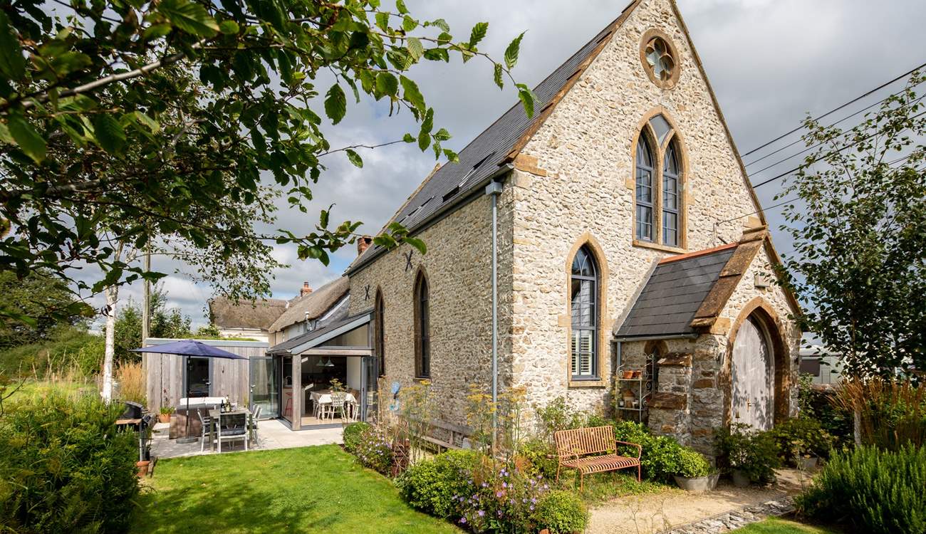 Musbury Chapel has been beautifully restored to create a fabulous home, just three miles inland from the Jurassic Coast.