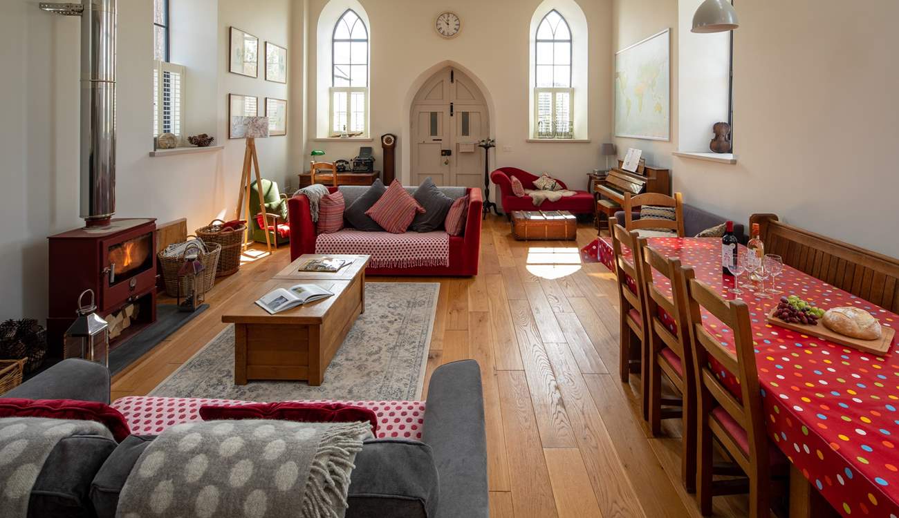 This amazing renovation and design project has transformed the chapel into a contemporary family home.