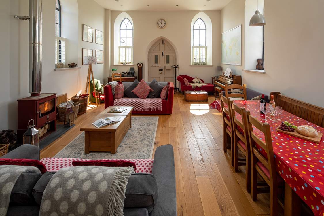 This amazing renovation and design project has transformed the chapel into a contemporary family home.