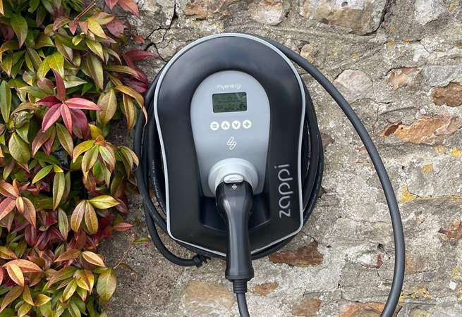 Musbury Chapel has a very useful electric car charging point.