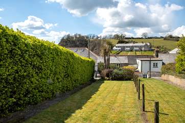 The cottage has a lovely back garden