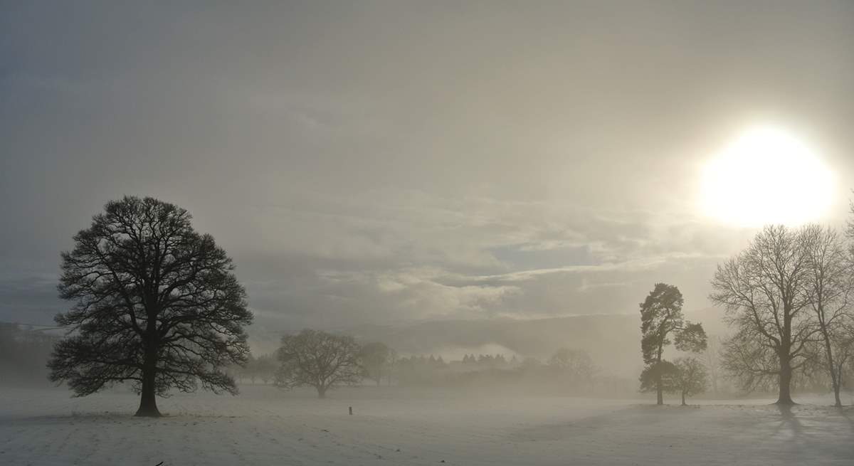 The views in winter are equally as breathtaking.