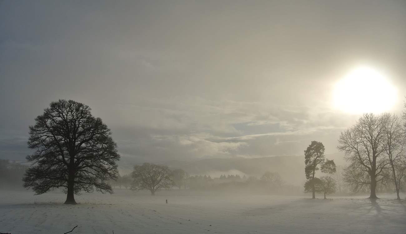 The views in winter are equally as breathtaking.