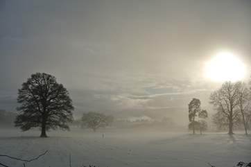 The views in winter are equally as breath-taking.